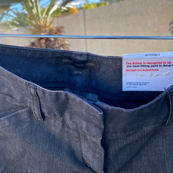 🍓 NWT Express Design Studio Work Dress Pants 0 Regular 🍓 - Picture 2 of 4